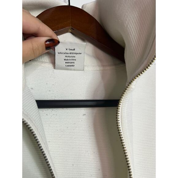 Varley Ramona Half-Zip Sweatshirt in a white Size X small - Picture 5 of 8